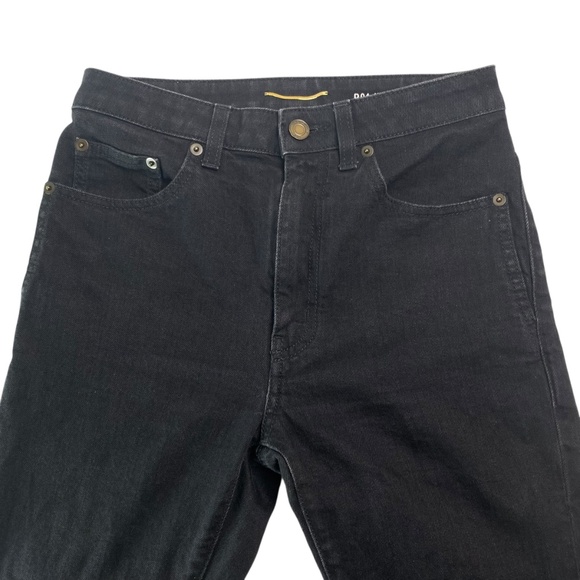 SAINT LAURENT Paris High-rise skinny jeans in Black Size 25 - Picture 3 of 16